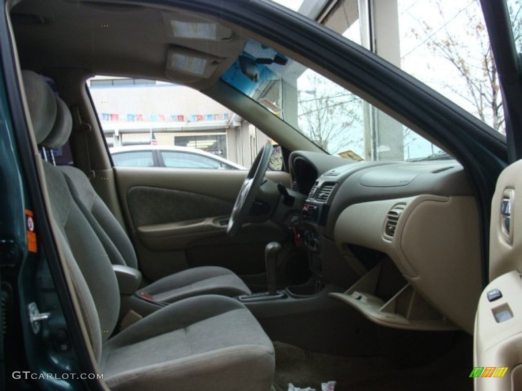 2001 Sentra GXE - Jaded Green / Sand photo #4