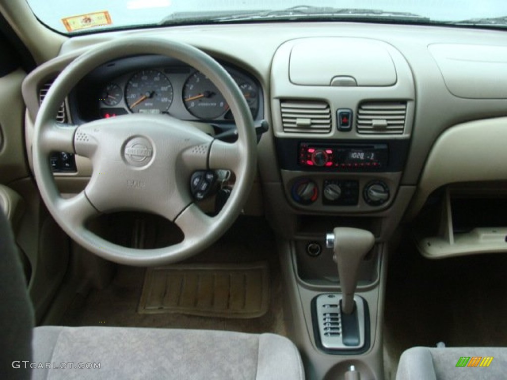 2001 Sentra GXE - Jaded Green / Sand photo #5