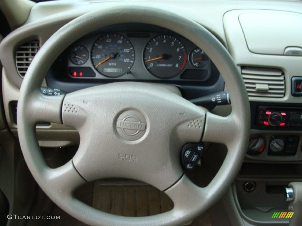 2001 Sentra GXE - Jaded Green / Sand photo #6