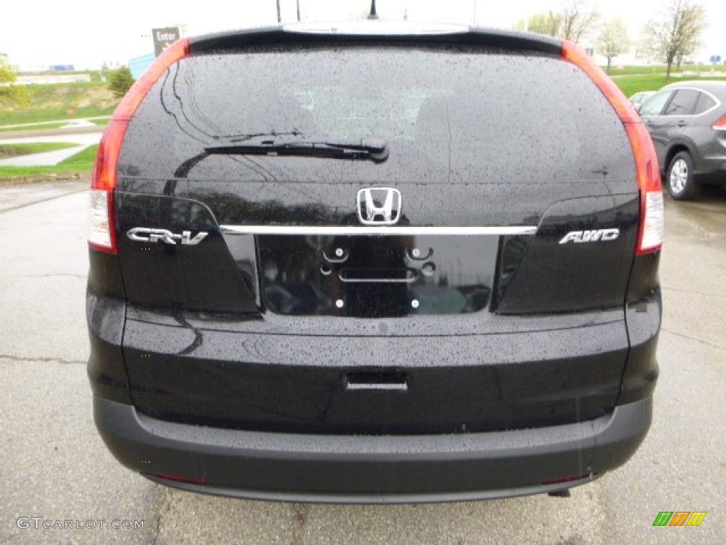 2013 CR-V EX AWD - Crystal Black Pearl / Black photo #4