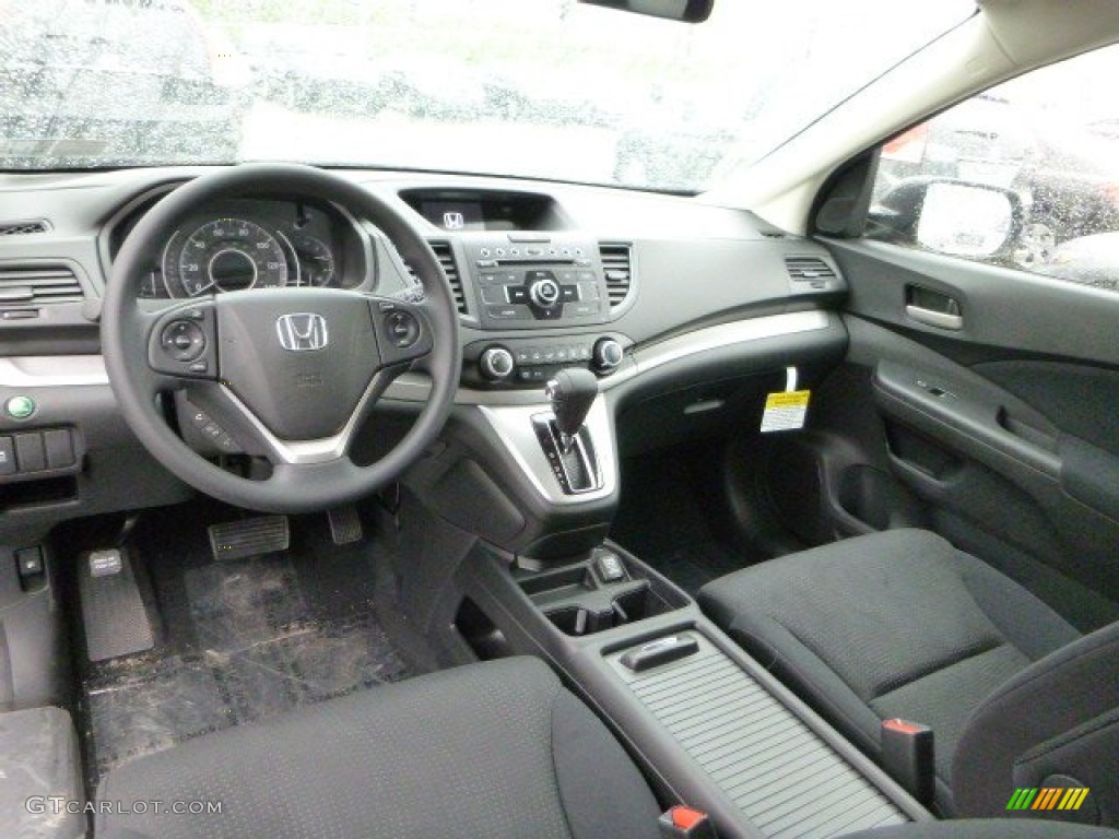 2013 CR-V EX AWD - Crystal Black Pearl / Black photo #12