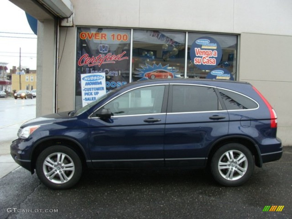 2010 CR-V EX AWD - Royal Blue Pearl / Gray photo #3