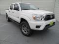 2013 Super White Toyota Tacoma SR5 Prerunner Double Cab  photo #1