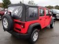 Rock Lobster Red 2013 Jeep Wrangler Unlimited Sport 4x4 Exterior