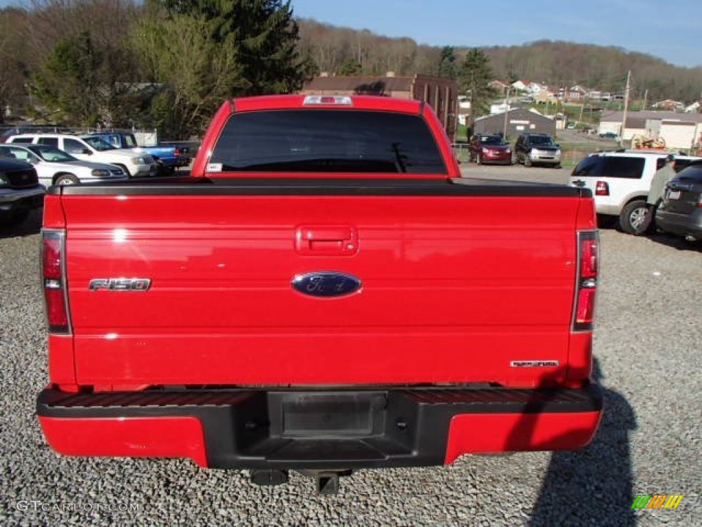 2011 F150 FX4 SuperCab 4x4 - Race Red / Black photo #5