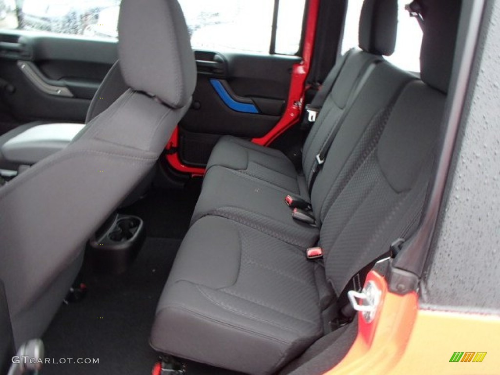 2013 Jeep Wrangler Unlimited Sport 4x4 Rear Seat Photos
