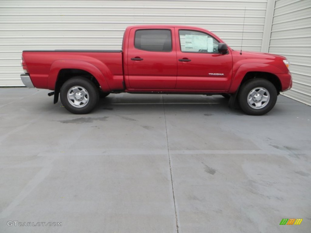 Barcelona Red Metallic 2013 Toyota Tacoma V6 SR5 Prerunner Double Cab Exterior Photo #80013125