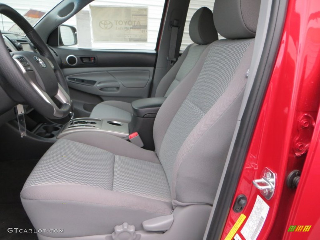 Graphite Interior 2013 Toyota Tacoma V6 SR5 Prerunner Double Cab Photo #80013470