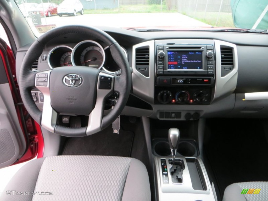 2013 Toyota Tacoma V6 SR5 Prerunner Double Cab Graphite Dashboard Photo #80013510