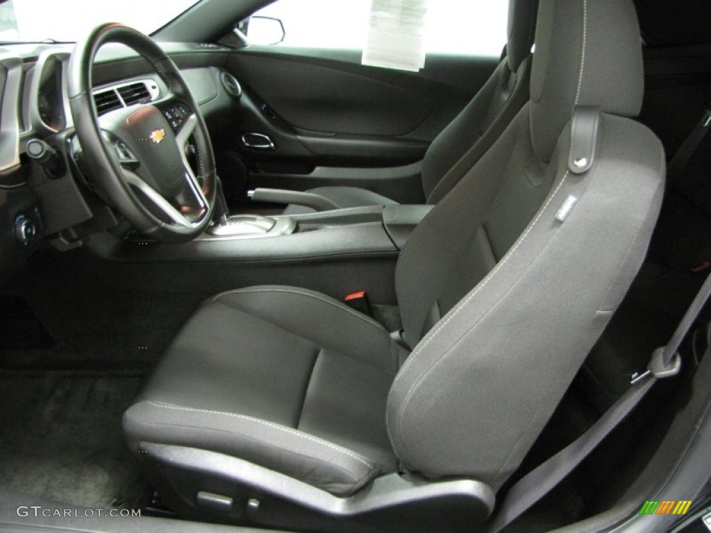 Black Interior 2013 Chevrolet Camaro LT Convertible Photo #80013575