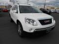 2012 Summit White GMC Acadia SLT AWD  photo #2