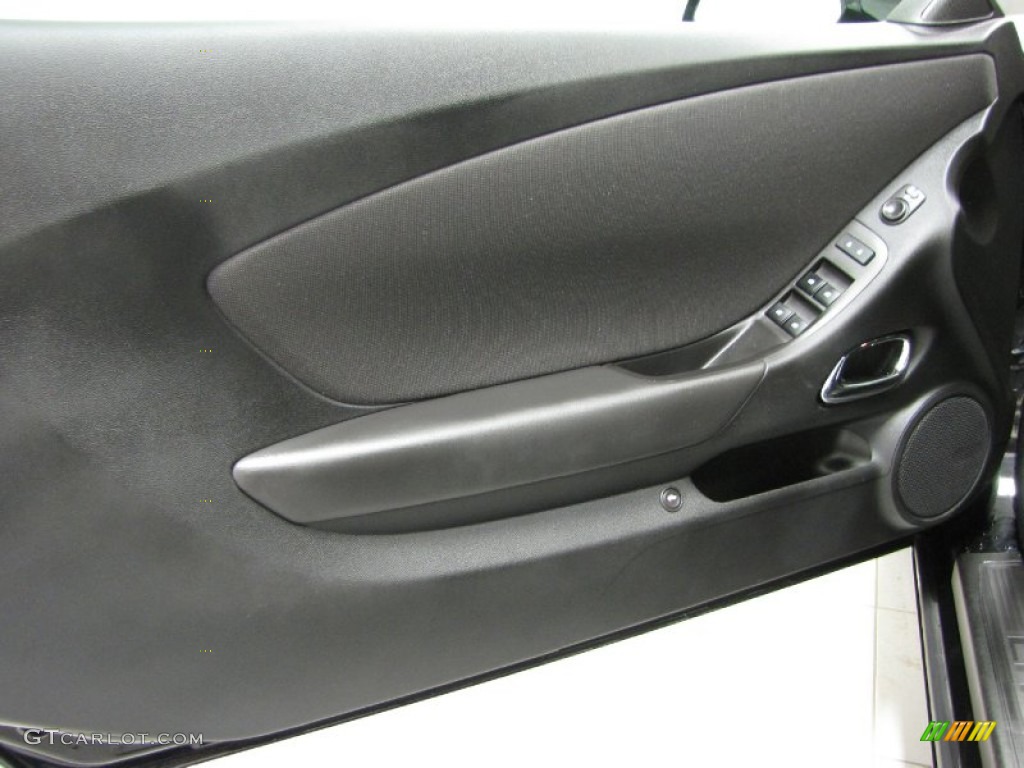 2013 Chevrolet Camaro LT Convertible Black Door Panel Photo #80013642