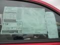  2013 Tacoma V6 SR5 Prerunner Double Cab Window Sticker