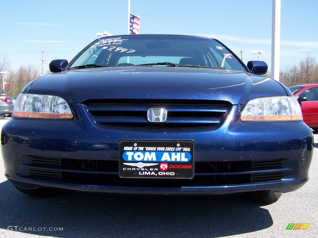 2002 Accord LX Sedan - Eternal Blue Pearl / Quartz Gray photo #2