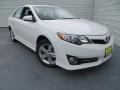 2013 Super White Toyota Camry SE  photo #2