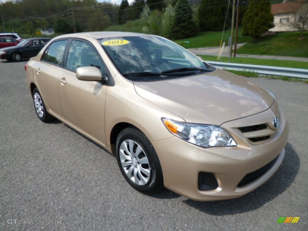 Sandy Beach Metallic 2012 Toyota Corolla LE Exterior Photo #80013830