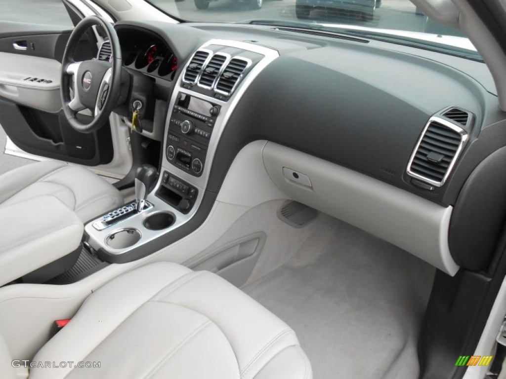2012 GMC Acadia SLT AWD Light Titanium Dashboard Photo #80014184