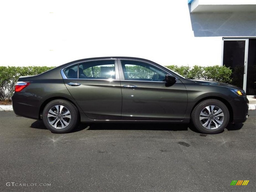 2013 Accord LX Sedan - Hematite Metallic / Black photo #2