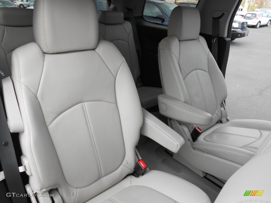 Light Titanium Interior 2012 GMC Acadia SLT AWD Photo #80014262