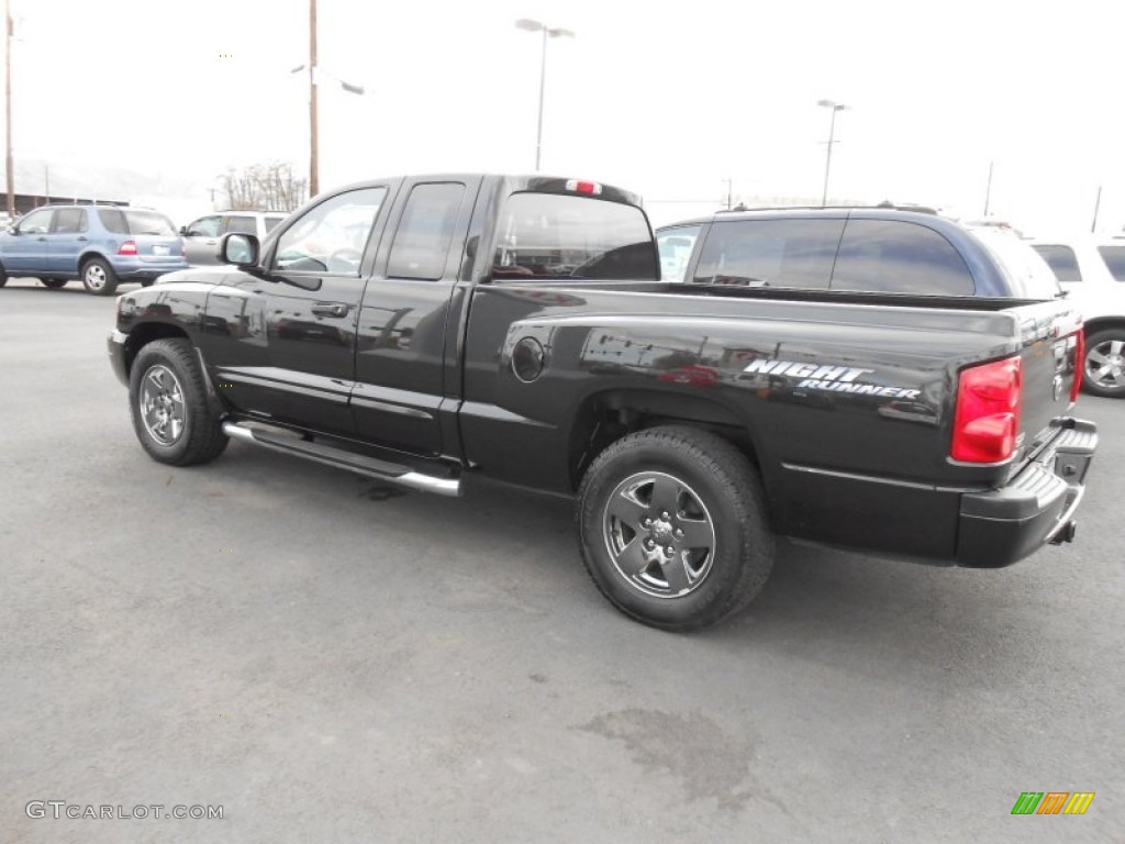 Black 2006 Dodge Dakota Night Runner Club Cab 4x4 Exterior Photo #80014543