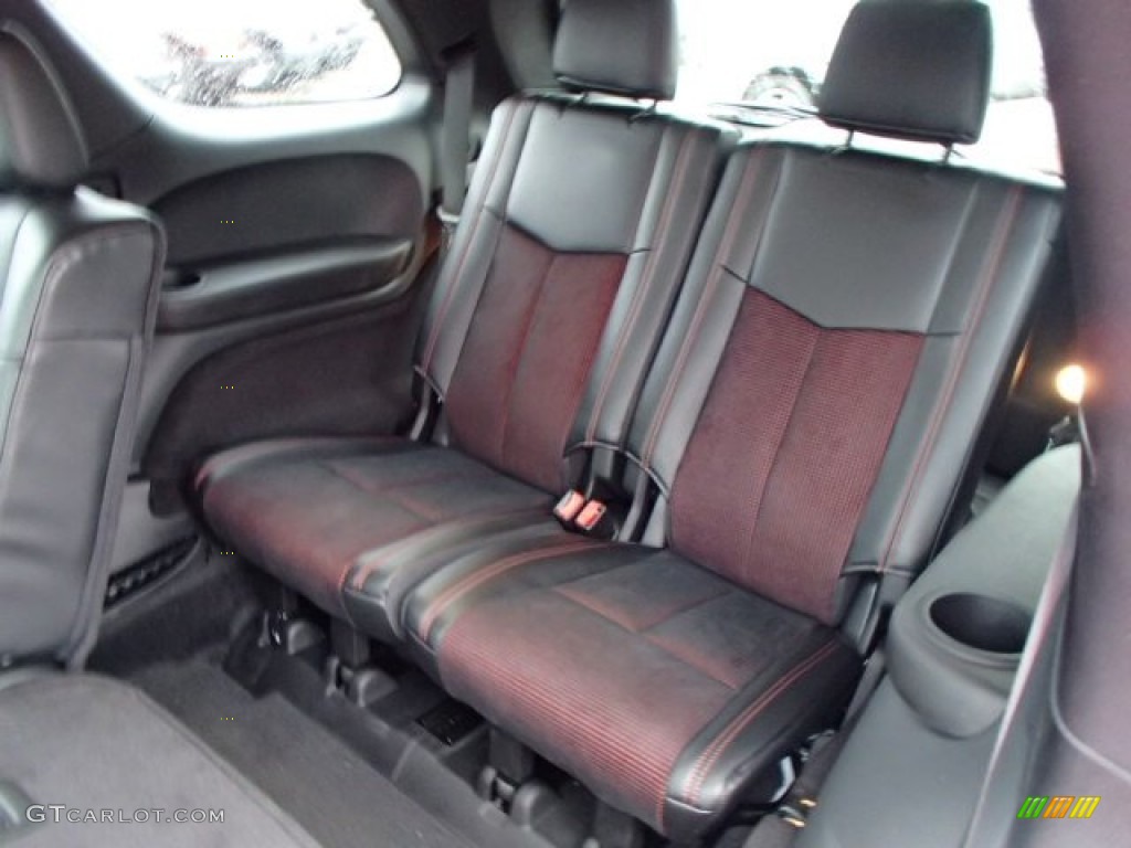 2013 Dodge Durango SXT Blacktop AWD Rear Seat Photo #80014756