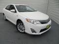 2013 Super White Toyota Camry Hybrid XLE  photo #1