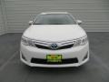 2013 Super White Toyota Camry Hybrid XLE  photo #11