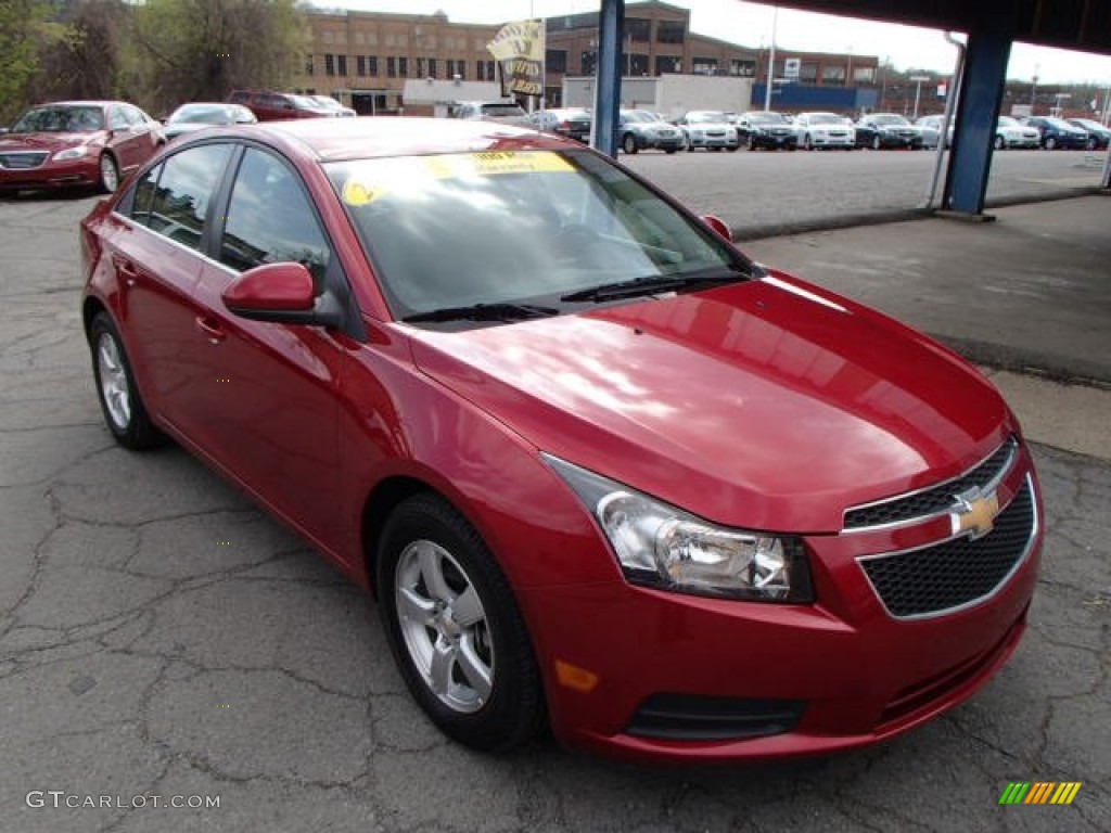 Crystal Red Metallic Tintcoat 2011 Chevrolet Cruze LT Exterior Photo #80016043