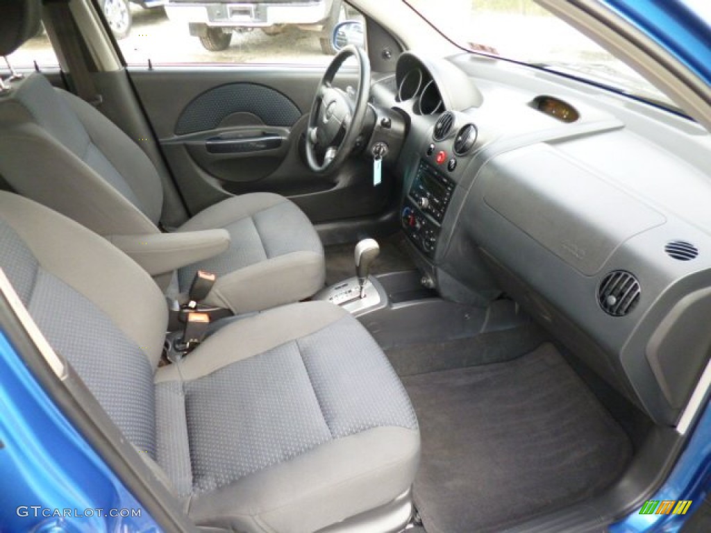 Charcoal Interior 2008 Chevrolet Aveo Aveo5 LS Photo #80016080