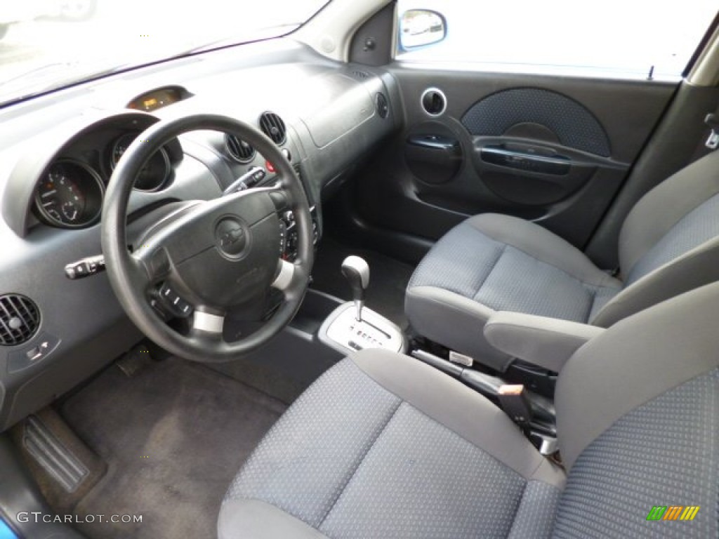 Charcoal Interior 2008 Chevrolet Aveo Aveo5 LS Photo #80016143