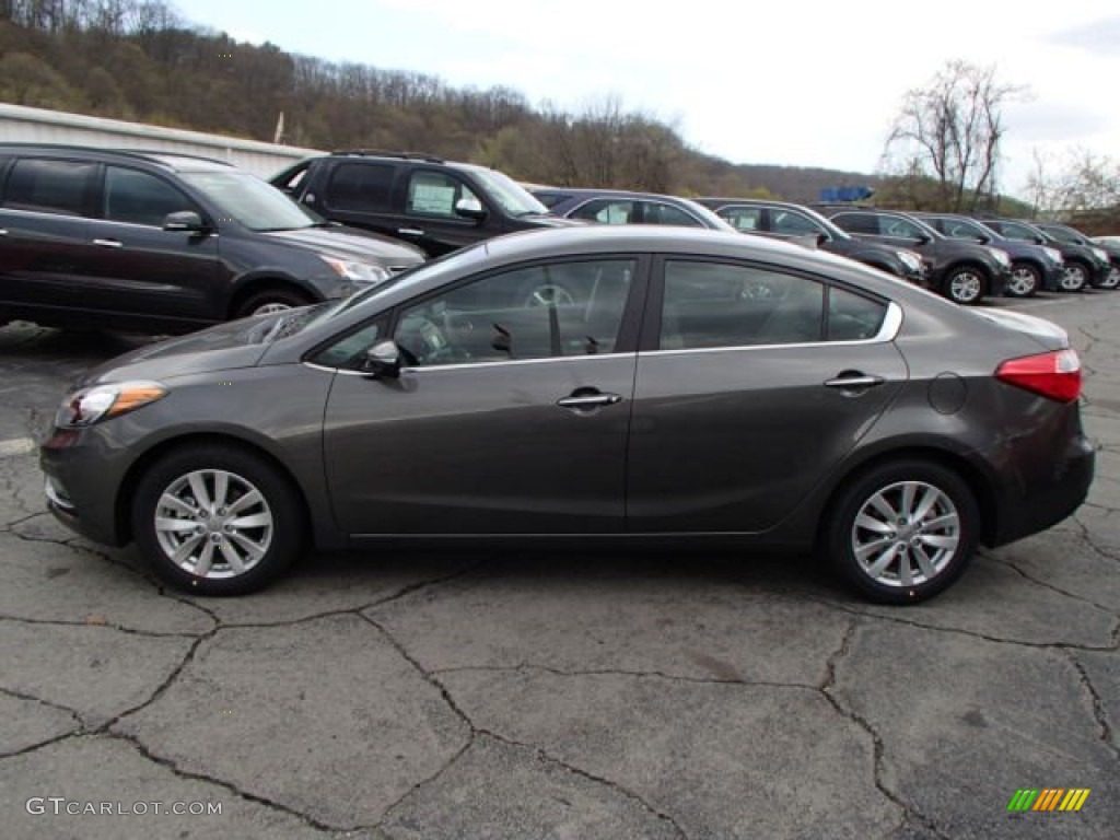 Gunmetal Gray 2014 Kia Forte EX Exterior Photo #80017571