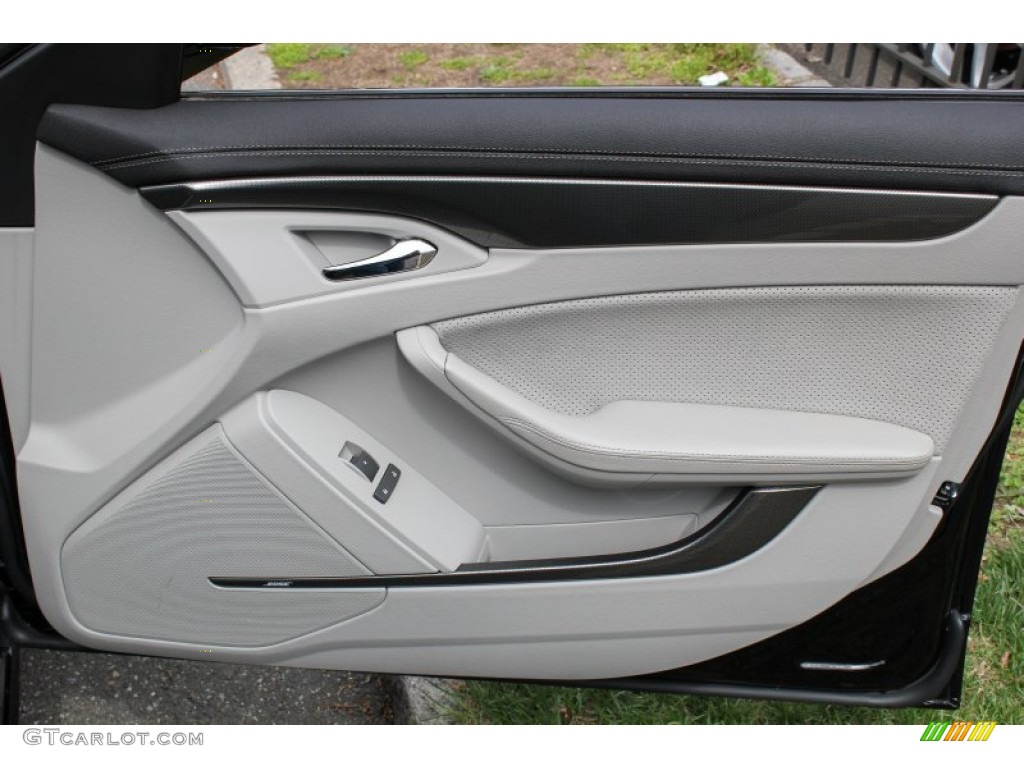 2011 Cadillac CTS -V Sedan Light Titanium Door Panel Photo #80017977