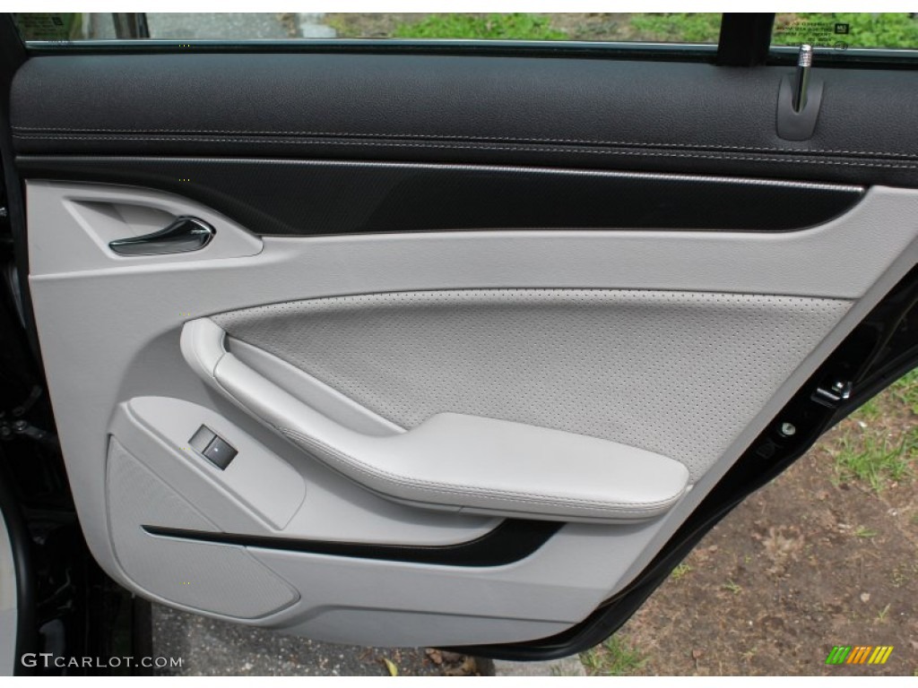 2011 Cadillac CTS -V Sedan Light Titanium Door Panel Photo #80018038