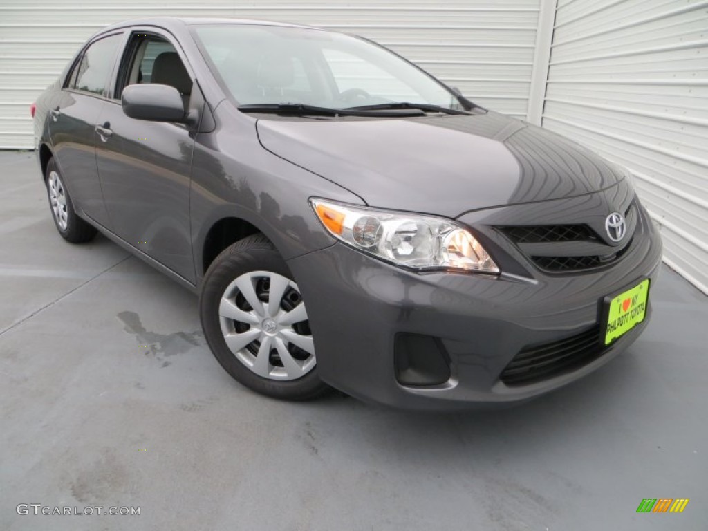 2013 Corolla L - Magnetic Gray Metallic / Ash photo #1