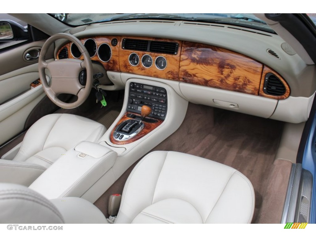 2006 Jaguar XK XK8 Convertible Ivory Dashboard Photo #80019134