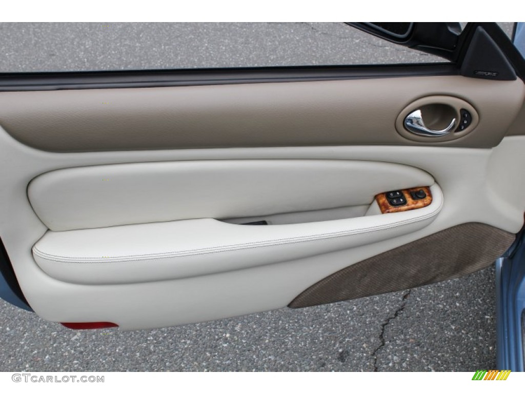 2006 Jaguar XK XK8 Convertible Ivory Door Panel Photo #80019203