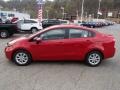 2013 Signal Red Kia Rio LX Sedan  photo #5