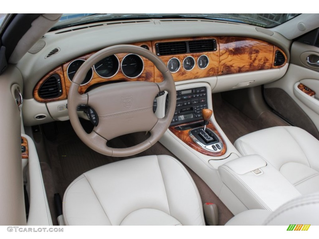 Ivory Interior 2006 Jaguar XK XK8 Convertible Photo #80019259