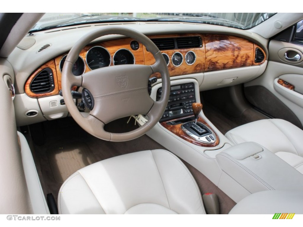 Ivory Interior 2006 Jaguar XK XK8 Convertible Photo #80019358