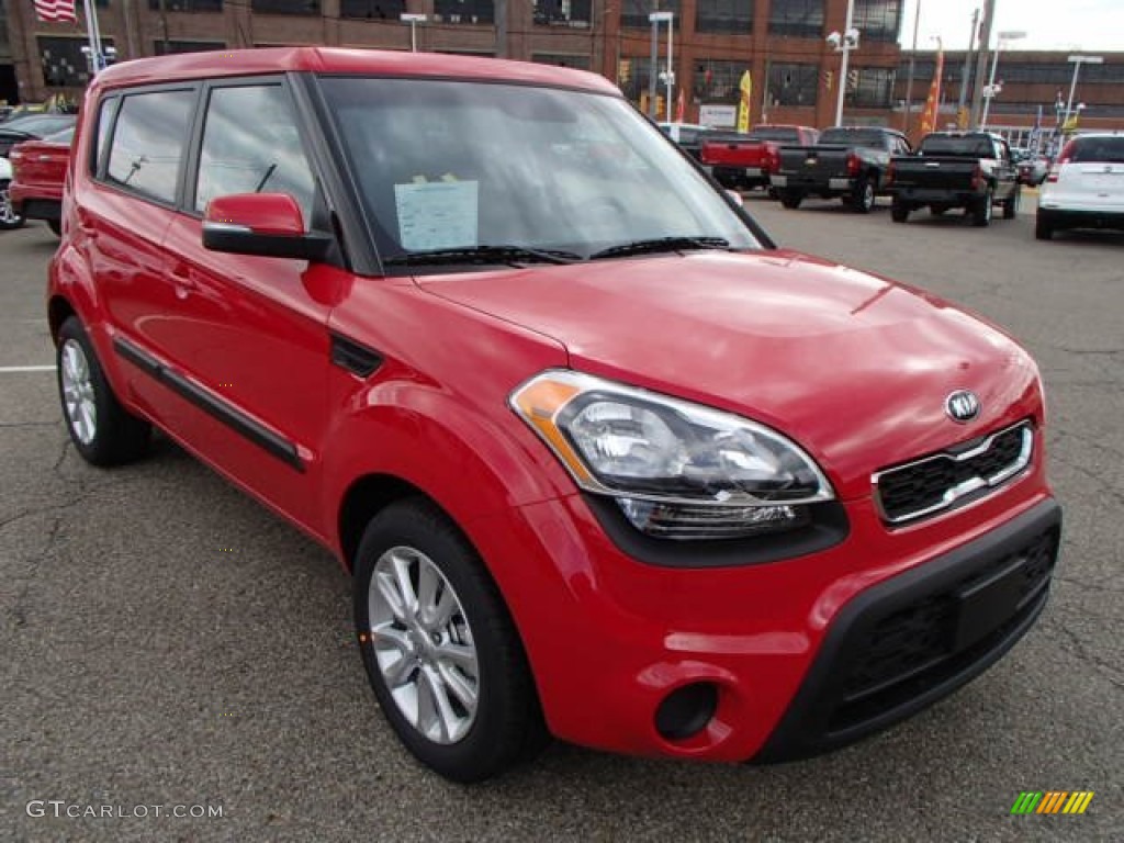 Molten Red 2013 Kia Soul + Exterior Photo #80019531