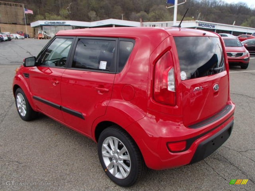 Molten Red 2013 Kia Soul + Exterior Photo #80019597