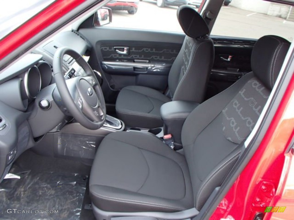 Black Soul Logo Cloth Interior 2013 Kia Soul + Photo #80019680