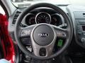 Black Soul Logo Cloth 2013 Kia Soul + Steering Wheel