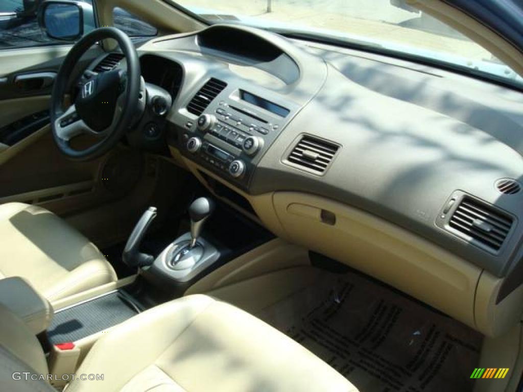 2006 Civic Hybrid Sedan - Opal Silver Blue Metallic / Ivory photo #8