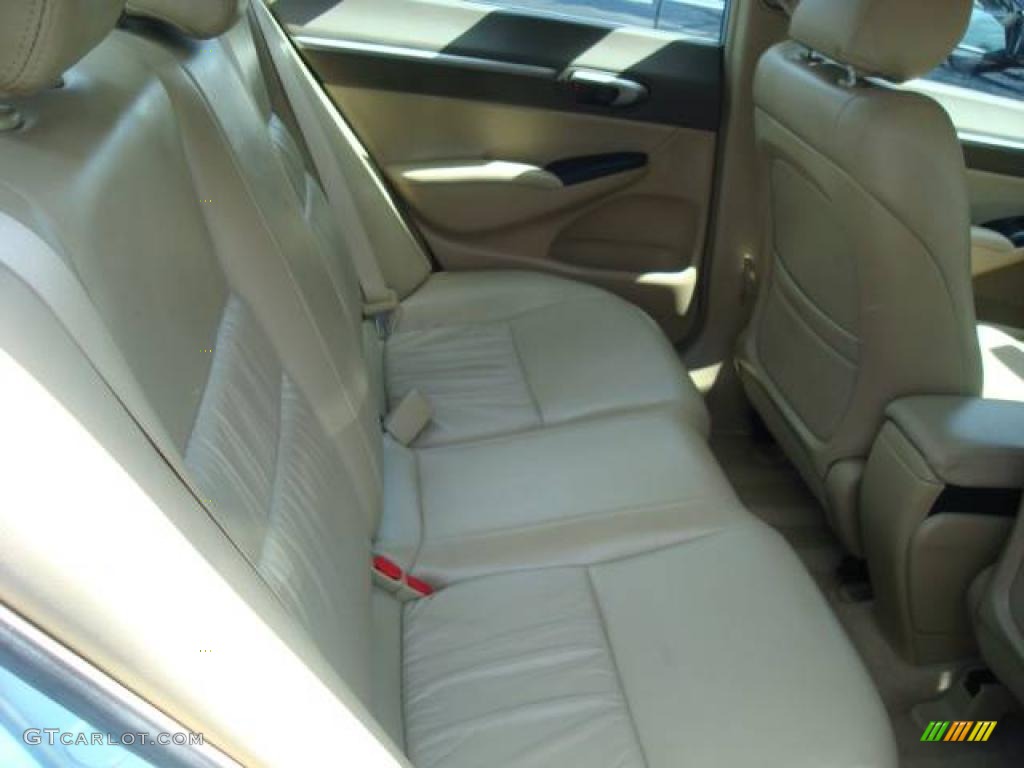 2006 Civic Hybrid Sedan - Opal Silver Blue Metallic / Ivory photo #10