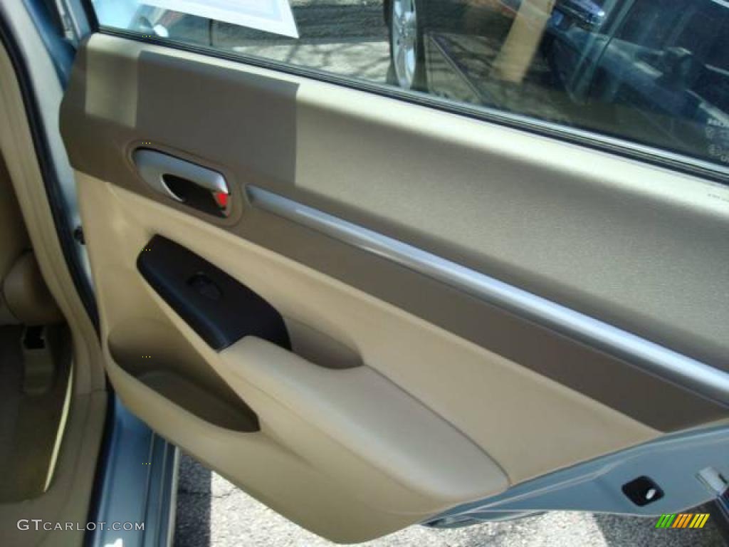 2006 Civic Hybrid Sedan - Opal Silver Blue Metallic / Ivory photo #11