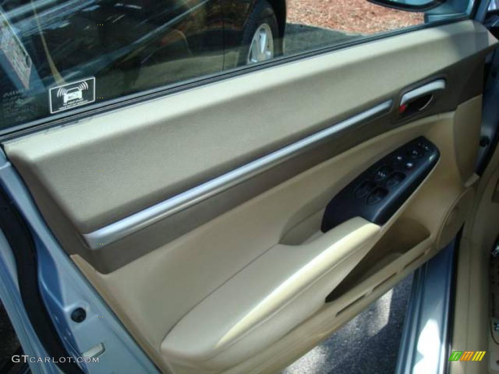 2006 Civic Hybrid Sedan - Opal Silver Blue Metallic / Ivory photo #15