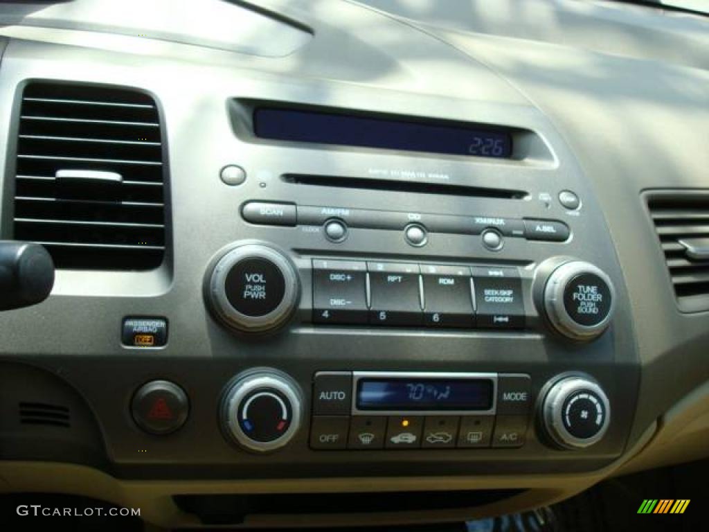 2006 Civic Hybrid Sedan - Opal Silver Blue Metallic / Ivory photo #18