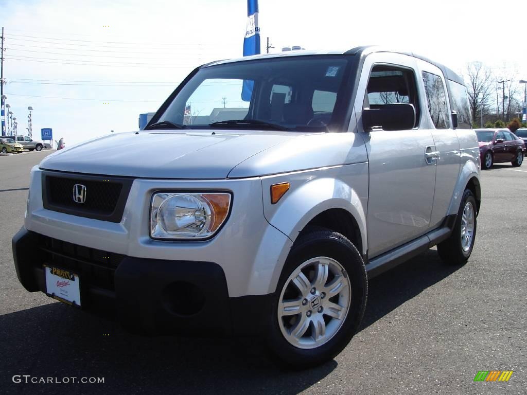 2006 Element EX-P AWD - Alabaster Silver Metallic / Gray/Blue photo #1