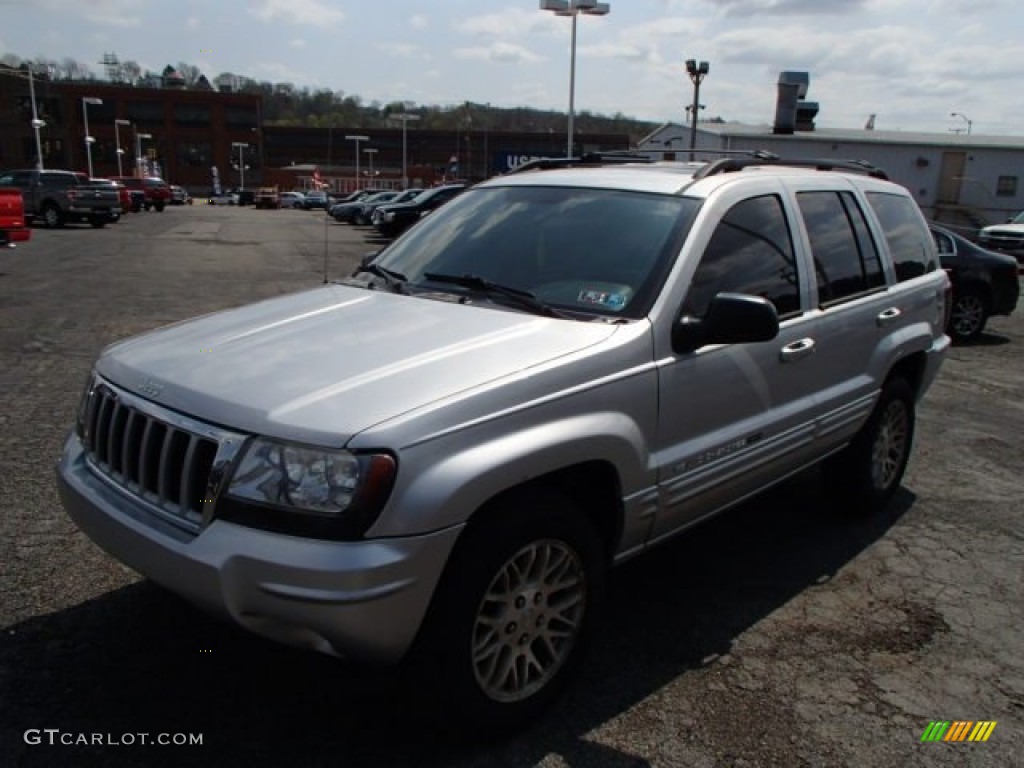 2004 Grand Cherokee Limited 4x4 - Bright Silver Metallic / Dark Slate Gray photo #4